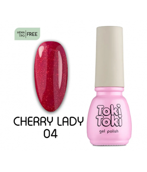 Гель-лак Toki Toki Cherry Lady №04 5 мл TPO free